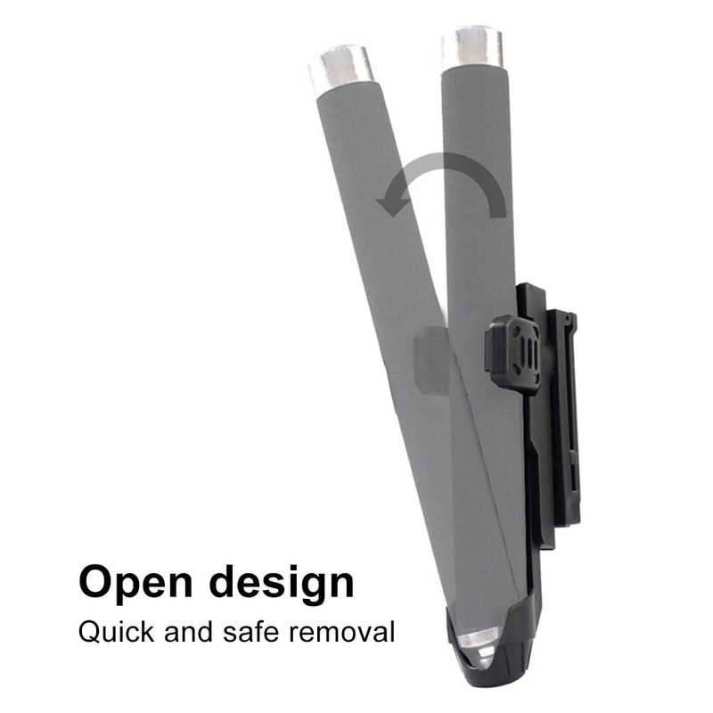 MiOYOOW Baton Holster 360 Degree Belt Torch Holder Telescopic Baton