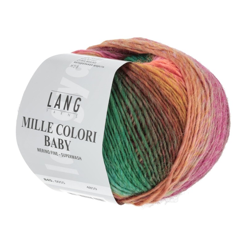 Lang Yarns Wolle/Strickgarn Nylon Mille Colori Baby 55