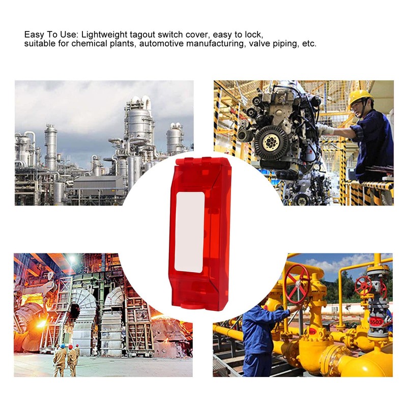 Plastic Lockout Switch Cover Plate Universal Lockout Switch Cover Plate