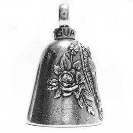 Guardian Virgin Mary Motorcycle Biker Luck Gremlin Riding Bell or Key Ring