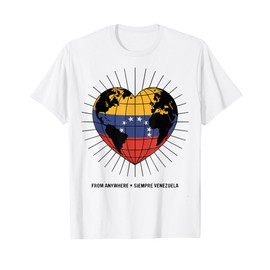 Venezuela is My Heart Global Love T-Shirt