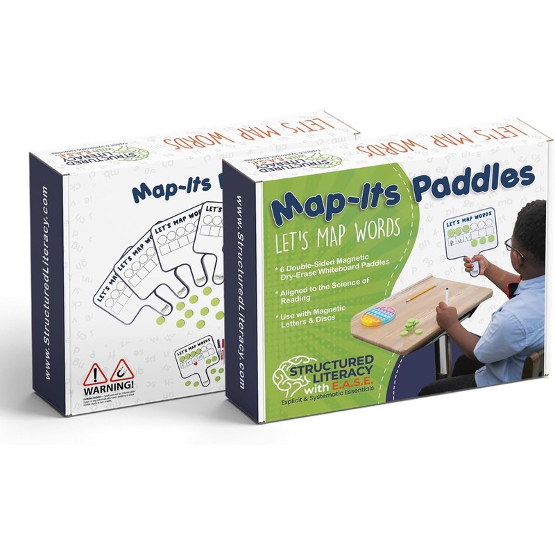 6 Map-Its Paddles for Word Mapping | Hands-On Phonemic Awareness
