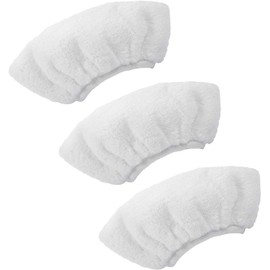 Wellcows 3 Pack Towel Sleeve/Microfiber Cloths Compatible with WHL-609 Steam Cleaner, Steamer Replacement Accessories