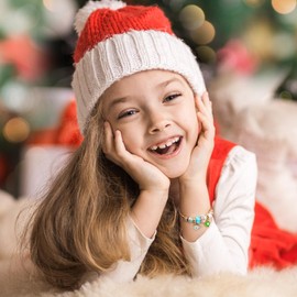 Anten Pink Charm Bracelet Stainless Steel Open Bracelets for Girls DIY Bangle Birthday Gifts Gold Pendant Bracelet Pearl Bracelets Jewelry for Women Christmas Gifts, Stainless Steel