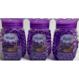 Wizard Crystal Beads Air Fresheners – 3 Pack (12 oz / 340 g Each) Long-lasting, freshly picked lavender scent. Perfect for home, office, or car. Decorative and effective.