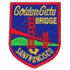 Golden Gate Bridge Embroidered Patch San Francisco Iron-On Souvenir Emblem