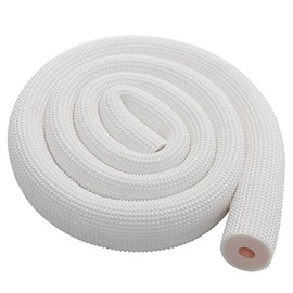Payanwin Pipe Insulation Tubing Heat Preservation Insulated 6-Foot 1 Piece Waterproof＆Durable Insulation Pipe Cover （Wihte Pink） (White-15x10mm)