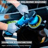 Nichilas Cordless Car Polisher, 6 speeds Brushless Motor Handle Car