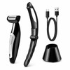 Electric Back Shaver for Men – Detachable Long Handle Body