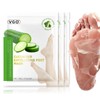 VGO 3 Pack Foot Peeling Mask, Natural Exfoliating Foot Mask,