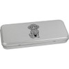 Azeeda 'Poodle' Metal Hinged Stationery Tin/Storage Box (TT00225115)
