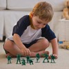 Wankko 2-Inch Plastic Army Men Action Figures, 10 Unique Sculpts,