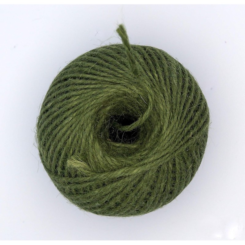 Jute Garden Twine - Horticultural Twine String Line (1 Roll,