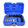 JEUCLEL 17PCS Universal Master Brake Caliper Socket Set Compatible with
