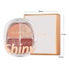 Paletas De Sombras 4 Tonos Brillo Intenso Larga Duración