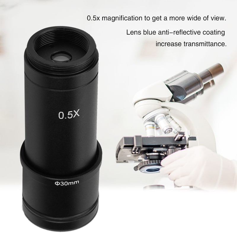 0.5X CMount 30/30.5mm Adapter for Microscope CCD Camera Eyepiece Lens