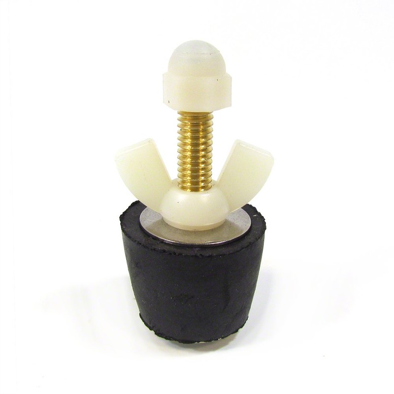 No. 6 Winter Rubber Plug with Valve for 1 Inch