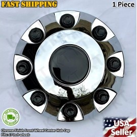 Nationwide Hubcaps Inc 2011-2024 Silverado 3500 17" Dually Wheel Center Cap Front Dual Hub Caps
