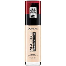 L'Oreal Paris Makeup Infallible Up to 24 Hour Fresh Wear Foundation, Rose Pearl, 1 Ounce