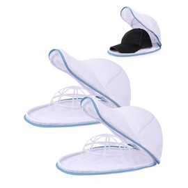 moroinriz Hat Washer Cage, Cap Washer for Washing Machine, Hat Frame with Mesh Bag, Hat Protector Organizer Cleaner for Adults Kids Baseball Cap, 2 Pack
