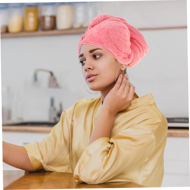 NOLITOY Hair Dry Wrap Cap Quick Drying Hair Towel for