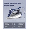 Steam Iron for Clothes, 1750W Clothes Iron with Durable Ceramic