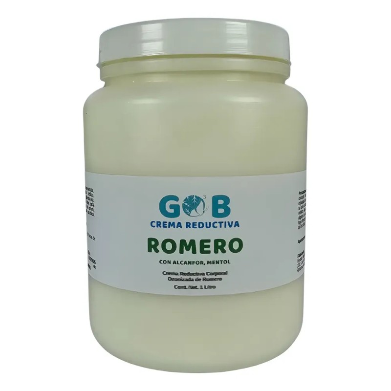 Crema Reductiva De Romero Ozonizada - Go3b - 1 Kg