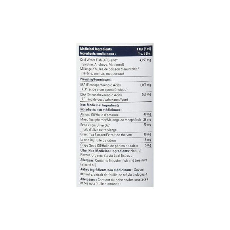 Progressive OmegEssential Liquid Fish Oil Supplement - 1,000 mg EPA