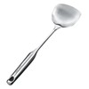 MOZUO Stainless Steel Cooking Spatula, Extra Long Scald Resistant Handle