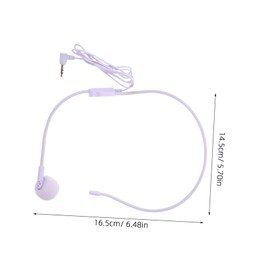 Mikinona Wired Head Mounted Microphone for Musicians High Sensitivity Ear Hanging Mic Vibrant for Stage Performances Instrument Pickup and Voice Amplification