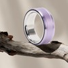 Smart Ring Purple Pedometer Deep Waterproof Lightweight Smart Health Ring