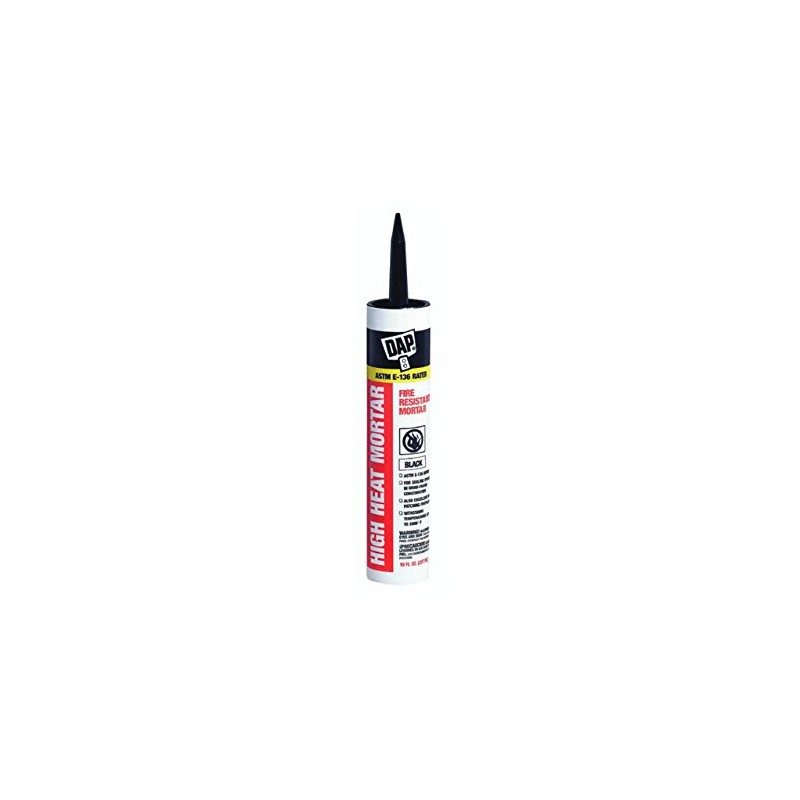 DAP Black Silicate High Heat Heat-Resistant Caulk 10.1 oz.
