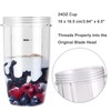 2Pcs Replacement 24OZ Tall Cup For Nutribullet 600w & Nutribullet