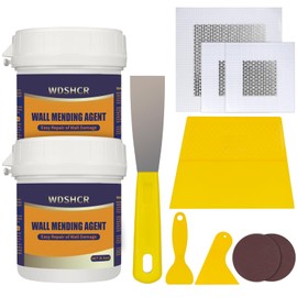 Drywall Repair Kit Drywall Hole Repair Patch Kits Wall Spackle Repair Paste with 8.5OZ White Wall Repair Putty with Scraper, Wall Surface Hole Fill Quick and Easy Solution (2Pack)