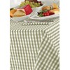 Country Look Gingham Sage Pack Of 4 Napkins 16in x