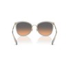 Coach 0HC7170 Light Gold/Dove 56 Sunglasses, LIGHT GOLD / DOVE,