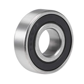 sourcing map S6203-2RS Stainless Steel Ball Bearing 17x40x12mm Double Sealed 6203RS Bearings 1-Pack