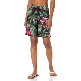 Kanu Surf Womens Marina Upf50Active Swim Board Short (Reg & Plus Sizes), Hayley Black, 10