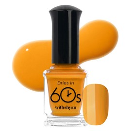 With Shan 60 second nail polish, M162 sweet pumpkin jam, 9ml, 1 piece / 위드샨 60초 매니큐어, M162단호박잼, 9ml, 1개