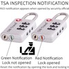 TSA Approved Luggage Locks Suitcase Locks with Indicator Open Alert