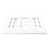 DIYTECH Keystone Wall Plate, 18 Port Keystone Jack Wall Plate,