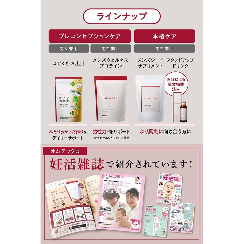 【抹茶味】 オムテック メンズウェルネスプロテイン 妊活 プロテイン 男性活力をサポート (葉酸/亜鉛/アルギニン/シトルリンなど17種成分配合) 750g