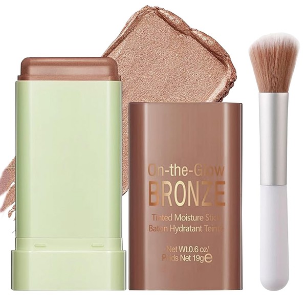 3-in-1 Bronzer, Blush & Contour Stick – Multi-Use Cream Makeup