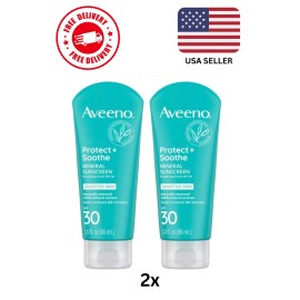 Aveeno (2X) Aveeno Protect + Soothe Face Mineral Broad Spectrum SPF 30, DISCONTINUED