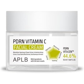 APLB - PDRN Crema Facial Vitamina C PDRN VITA CEN™ 44.6% 1.86 FL.OZ/Cuidado de la piel coreano, Cuidado de arrugas, cuidado de la elasticidad, hidratar, revitalizar para una textura suave, 55ml
