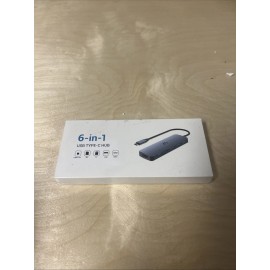 Oditton Usb C Hub, 6 In 1 Usb C To Usb Adapter, Elevate Your Connectivity, 6 In