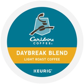 Caribou Coffee Daybreak Morning Blend, Single-Serve Keurig K-Cup Pod, Light Roast Coffee, 24 Count