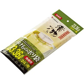 Risu Pickle Plastic Bags, For 23 / 36L (2 Toers), Clear, Width 20.1 x Depth 1.4 x Thickness 0.02 inches (510 x 35.5 x 44 x 0.05 mm), Pack of 2