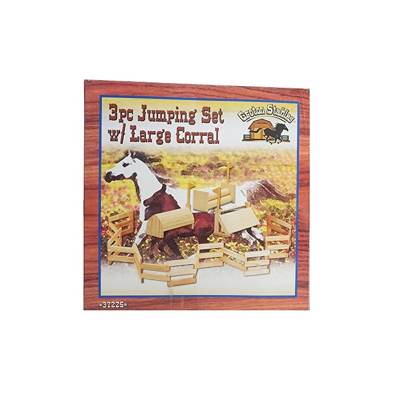 Groton Stables Jumping Set with Large Corral, 3 Piece