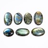 Natural [50mm+] 3pcs Large, Labradorite Gemstones Cabochons, Jewelry Making Loose